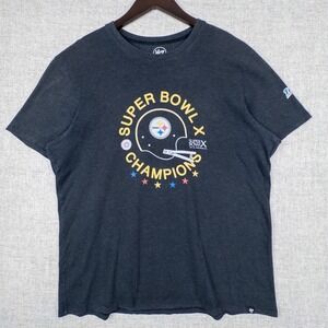 47 Brand Pittsburgh Steelers Super Bowl X Champions T-Shirt XL‎